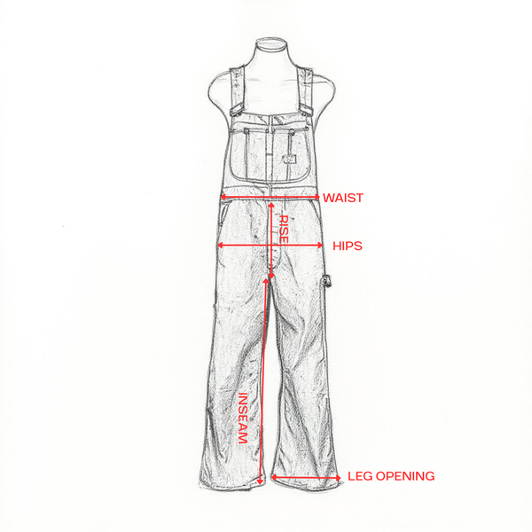 Key Imperial Striped Overalls
