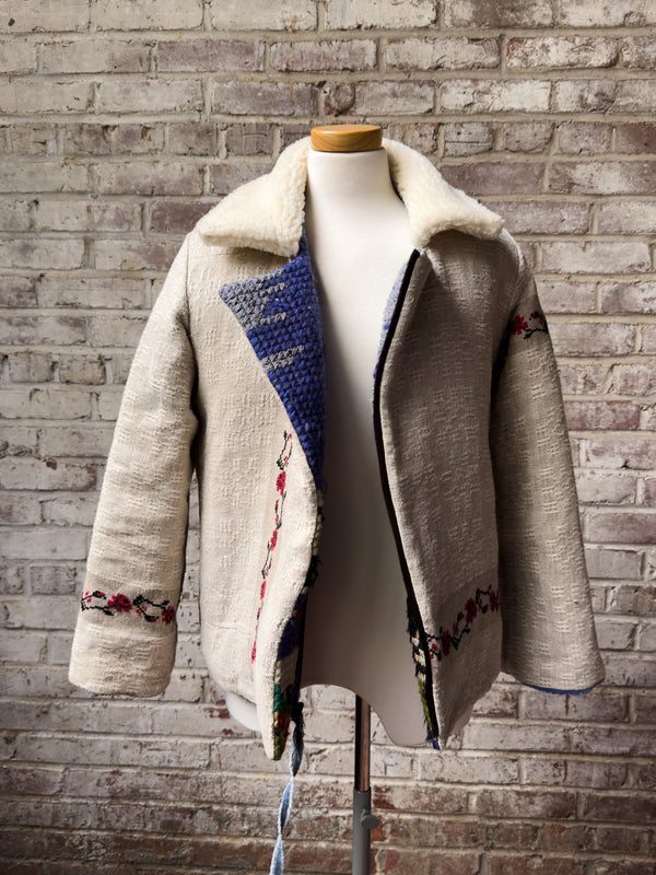 Handmade Upcycled Jacket - Stillwater Swan
