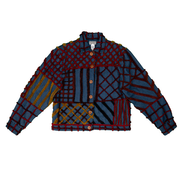 Vintage Chenille Applique Jacket