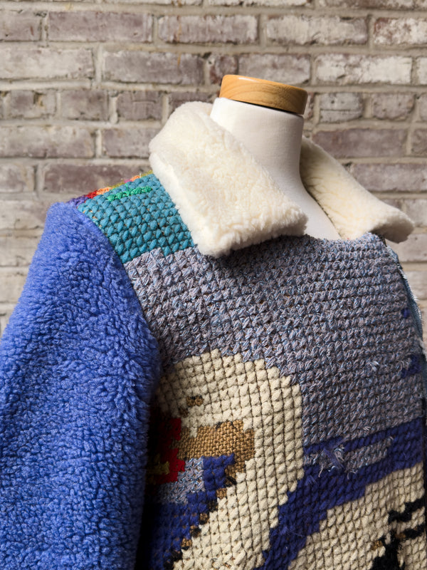 Handmade Upcycled Jacket - Stillwater Swan