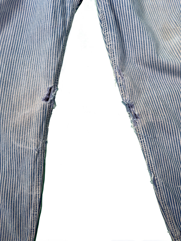 Key Imperial Striped Overalls