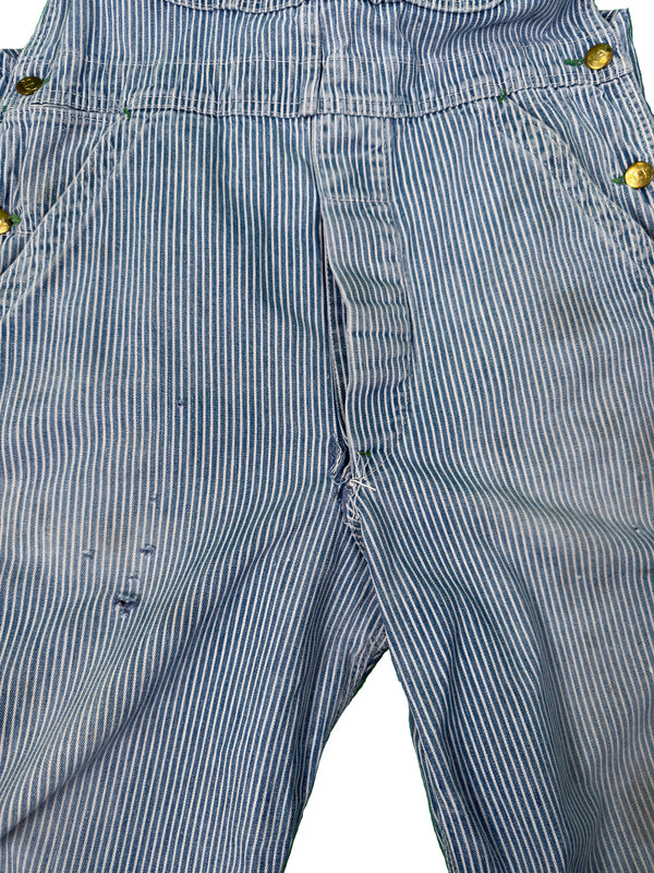 Key Imperial Striped Overalls