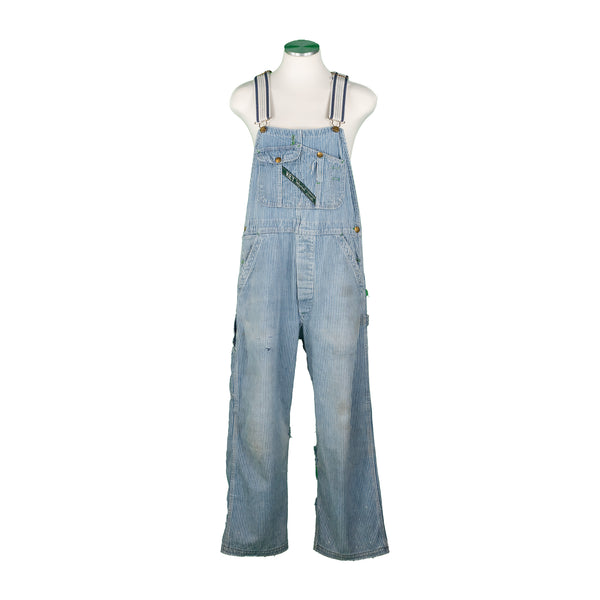 Key Imperial Striped Overalls