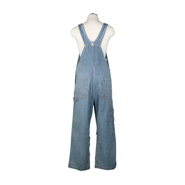 Key Imperial Striped Overalls